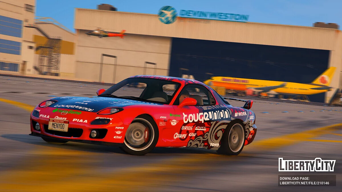 Mazda RX7 (Vinil de Aki Kimura) Drift King's / GTA 5