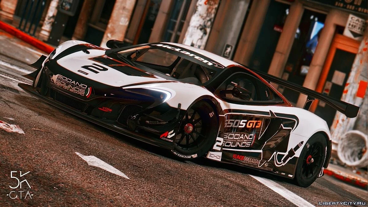 2015 McLaren 650s GT3 [Add-on/Ersetzen] v1.06 / GTA 5