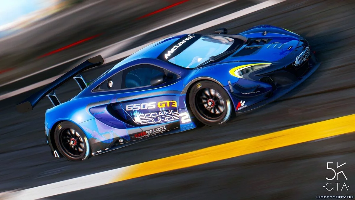 2015 McLaren 650s GT3 [Add-on/Ersetzen] v1.06 / GTA 5
