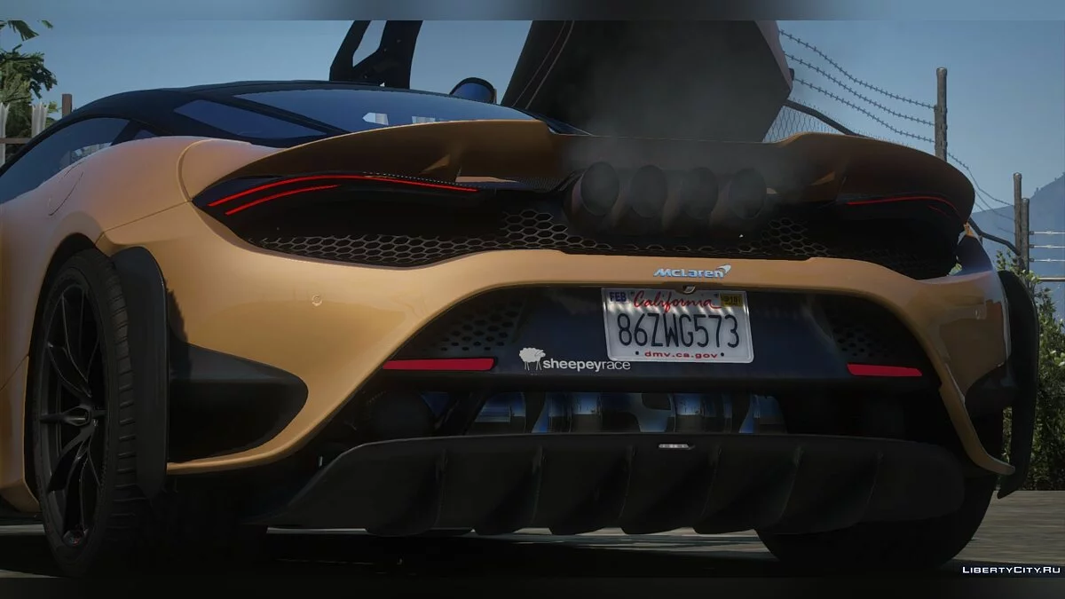2019 McLaren 765LT [附加/ OIV / FiveM / 调校 / 模板] 1.6 (最终版) / GTA 5
