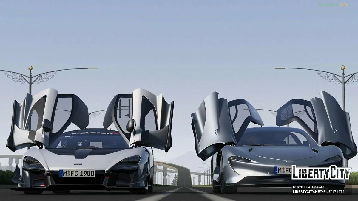 McLaren Senna GTR 2019 v2.0 / GTA 5