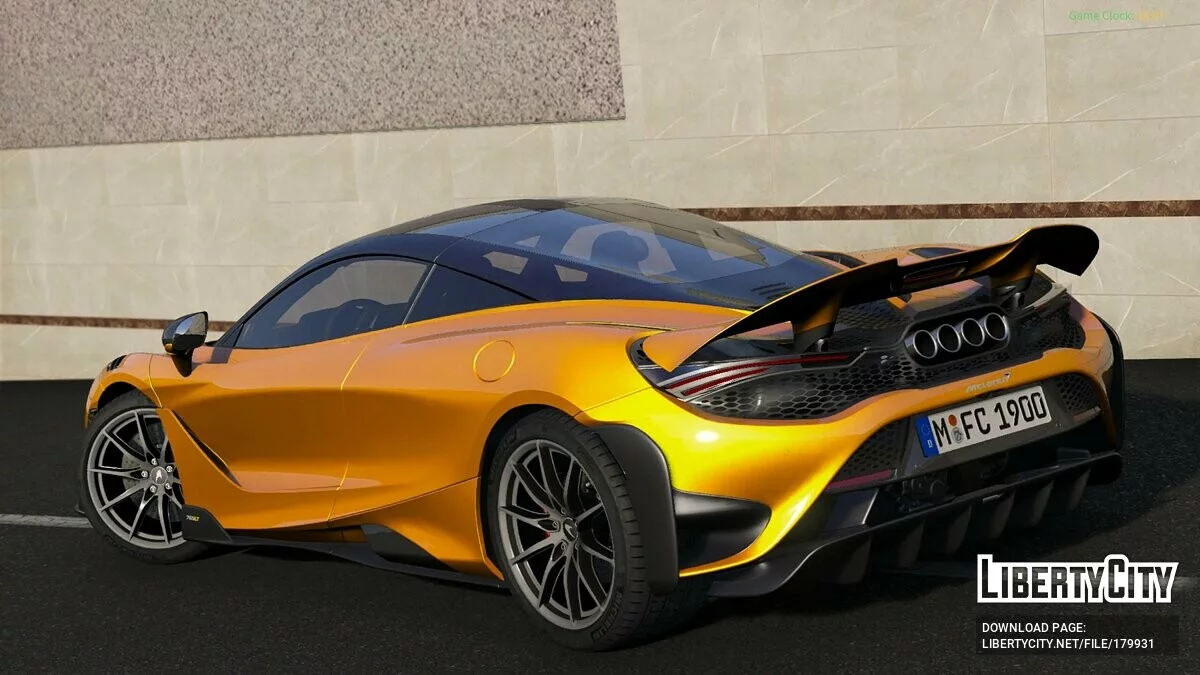 Mclaren 765LT 2021 v1.0 / جي تي أي 5