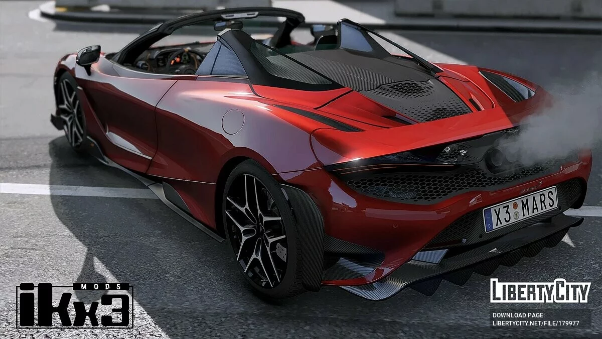 McLaren 765LT Spider 2021 v1.0 / جي تي أي 5