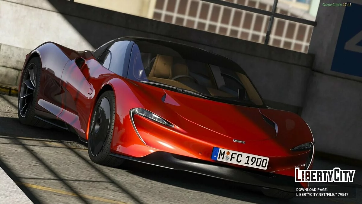 Mclaren Speedtail 2019 v1.0 / GTA 5
