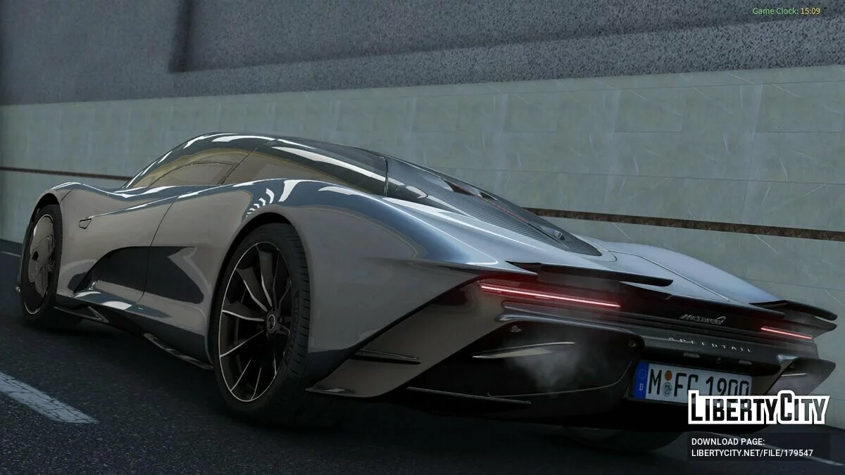 Mclaren Speedtail 2019 v1.0 / GTA 5