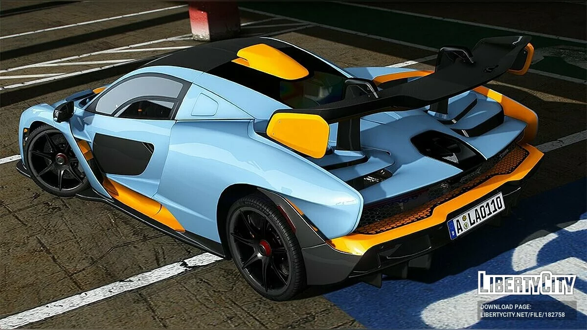 McLaren Senna Carbon MSO 2018 v1.0 / GTA 5