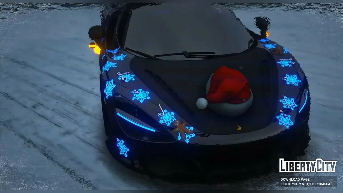 McLaren 720s Edição Especial de Natal do Papai Noel / GTA 5
