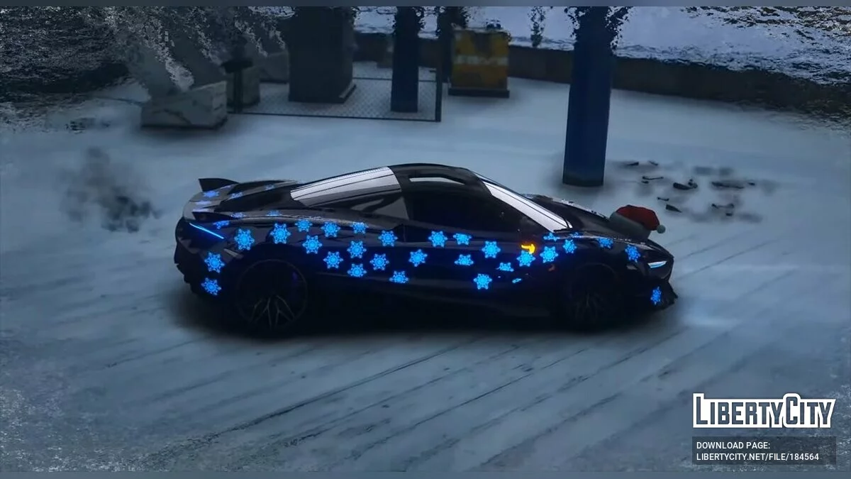 McLaren 720s Edição Especial de Natal do Papai Noel / GTA 5
