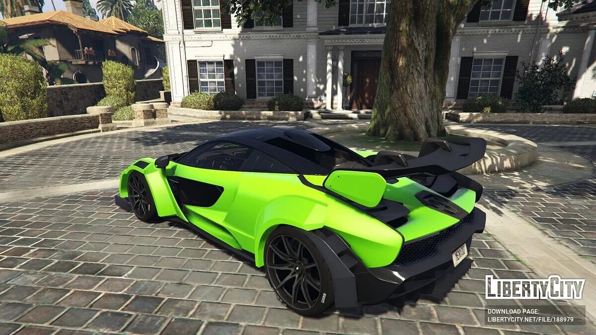 McLaren Senna Widebody Neon Edition / GTA 5