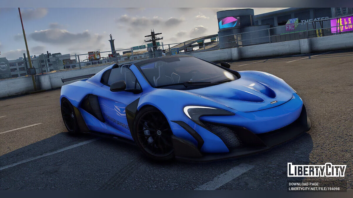 McLaren 675LT Spider FAB design / GTA 5