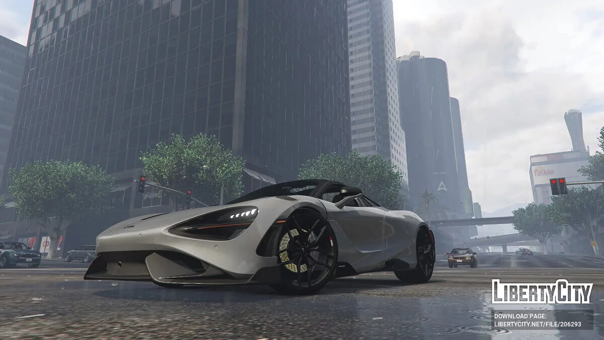 McLaren 765LT Spider Hard Top Custom v1.0 / GTA 5