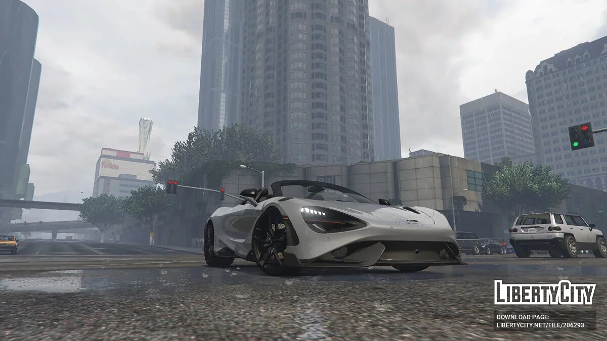 McLaren 765LT Spider Hard Top Custom v1.0 / GTA 5