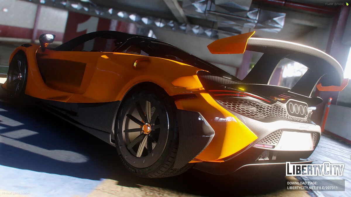 Кастом McLaren 765LT 1016 Edition / GTA 5