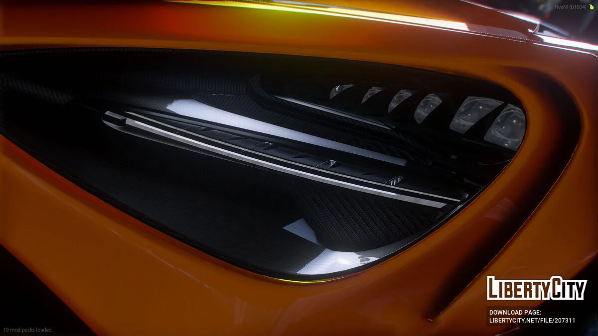 Кастом McLaren 765LT 1016 Edition / GTA 5