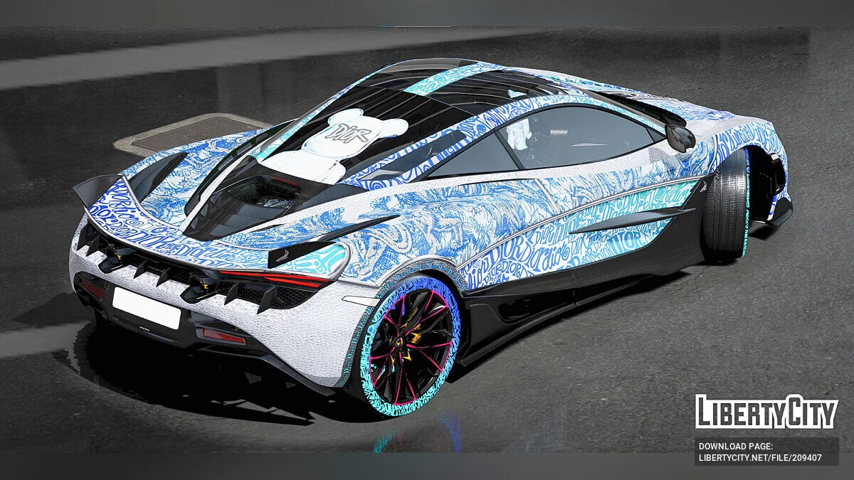 McLaren 720s Fury Christian Dior / GTA 5