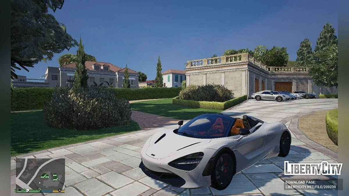 McLaren 720s Spider (Animowany Dach) [Dodatek / Obsługa] (Nowa Tekstura) / GTA 5