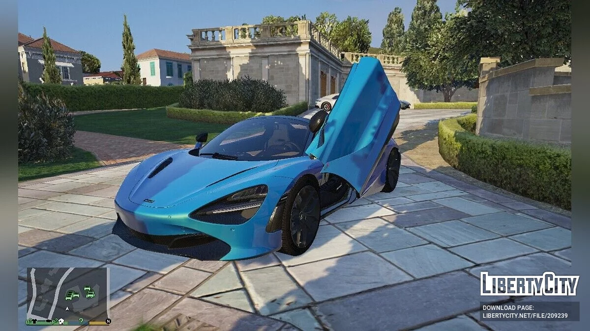McLaren 720s Spider (Animowany Dach) [Dodatek / Obsługa] (Nowa Tekstura) / GTA 5