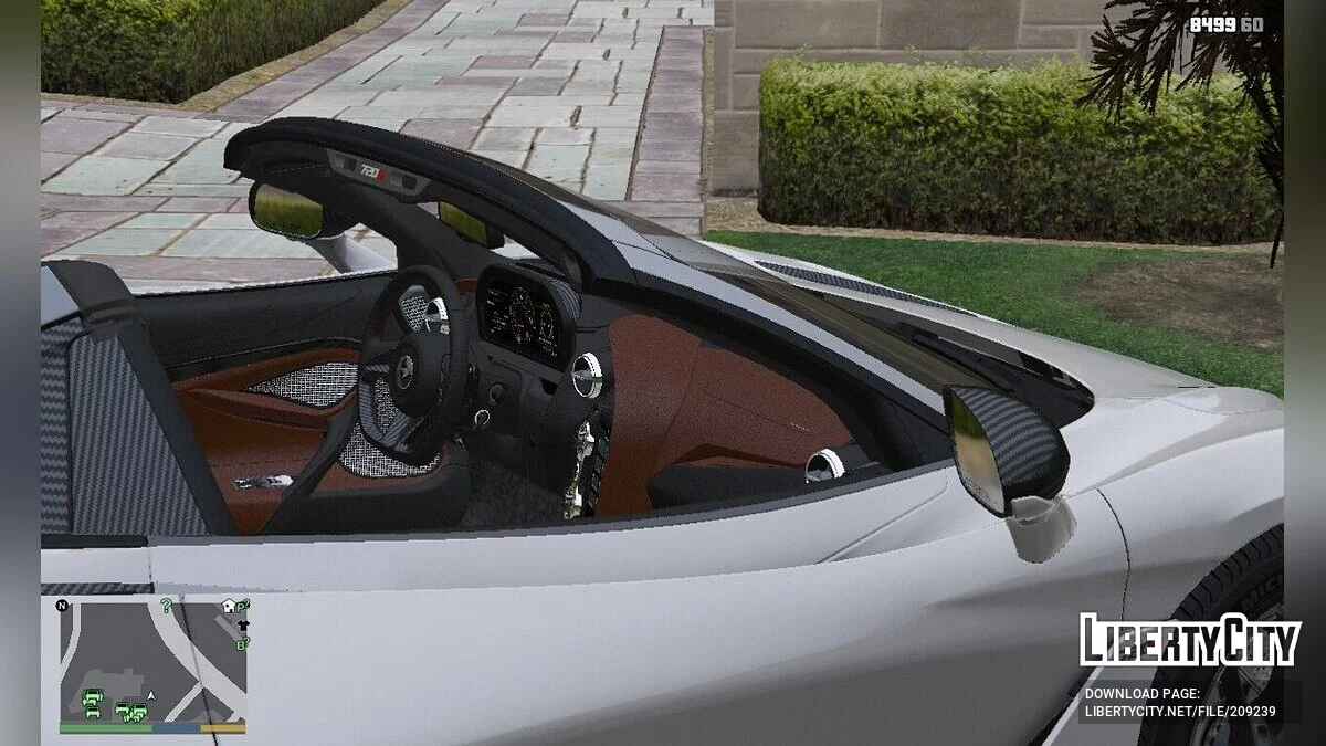 McLaren 720s Spider (Animowany Dach) [Dodatek / Obsługa] (Nowa Tekstura) / GTA 5