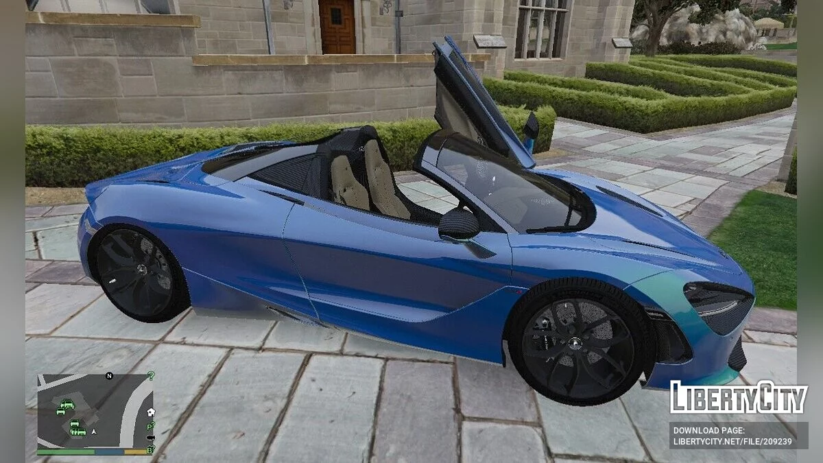 McLaren 720s Spider (Animowany Dach) [Dodatek / Obsługa] (Nowa Tekstura) / GTA 5
