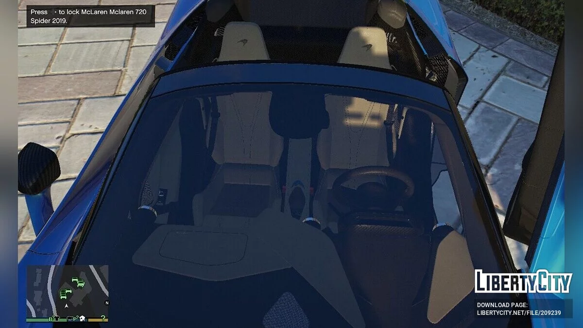 McLaren 720s Spider (Animowany Dach) [Dodatek / Obsługa] (Nowa Tekstura) / GTA 5