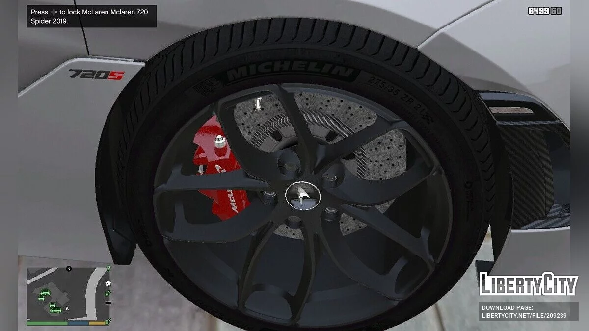 McLaren 720s Spider (Animowany Dach) [Dodatek / Obsługa] (Nowa Tekstura) / GTA 5