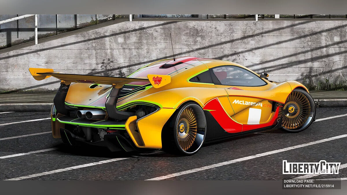 Tklaren P1 GTR Road lay forgiato / GTA 5