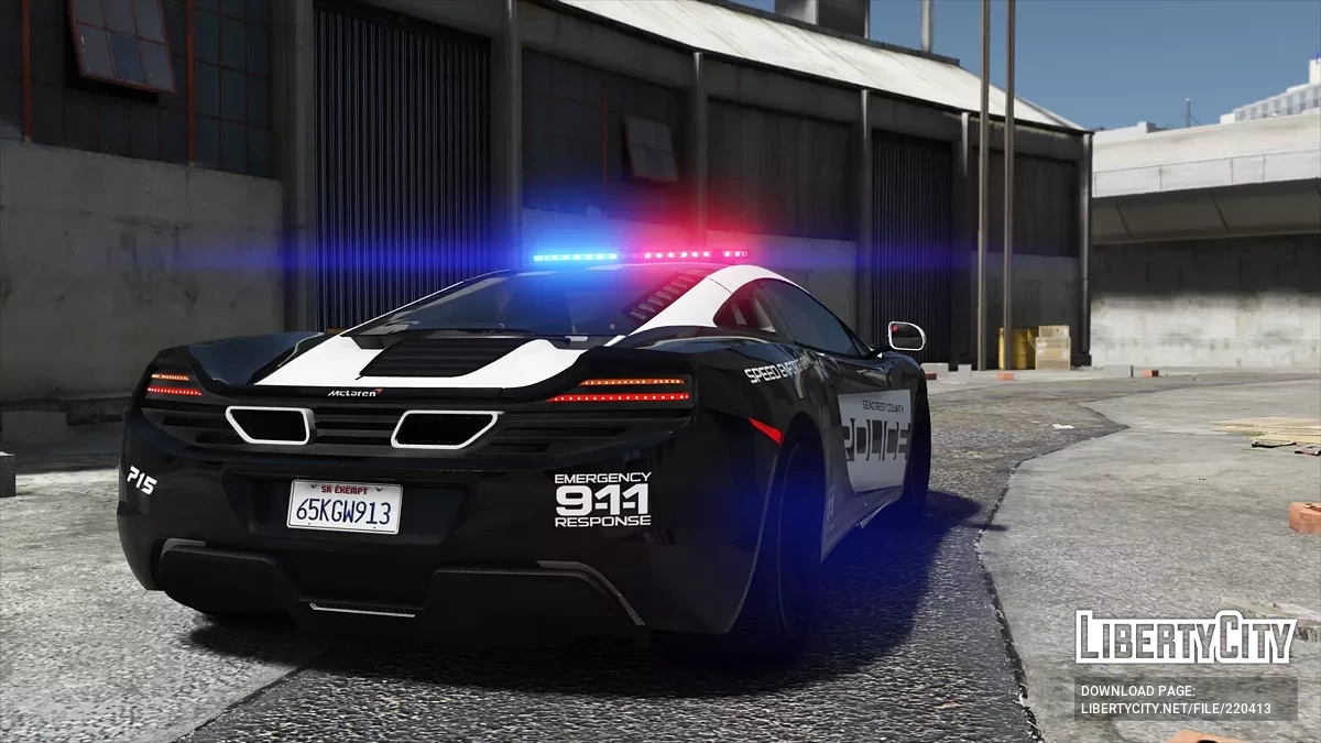 McLaren MP4 12C | Hot Pursuit Police v2.0 / GTA 5