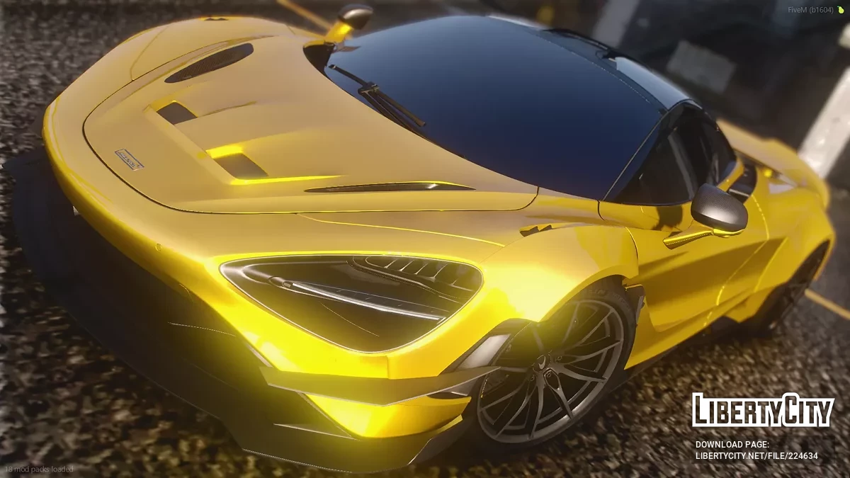 Özel Mclaren 765LT Ön Tasarım / GTA 5