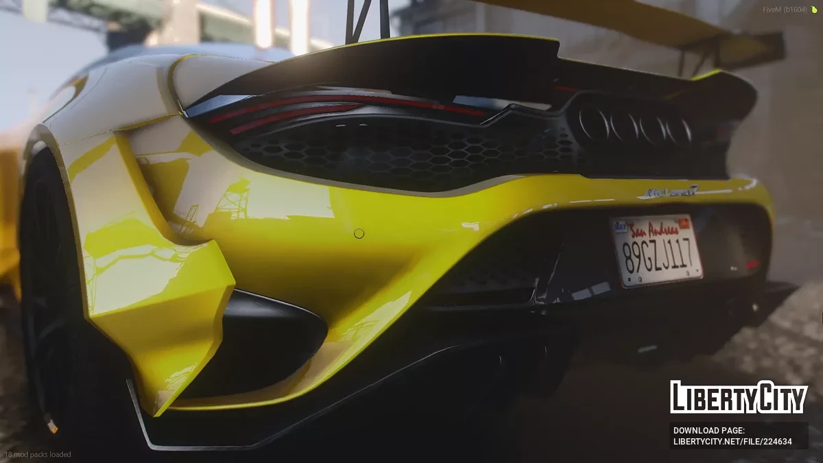 Özel Mclaren 765LT Ön Tasarım / GTA 5