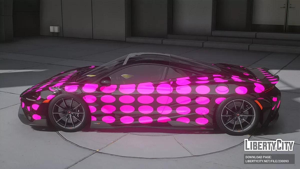 McLaren 765LT Różowa Abstrakcja / GTA 5