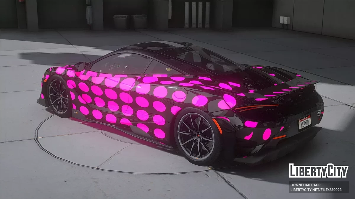 McLaren 765LT Różowa Abstrakcja / GTA 5