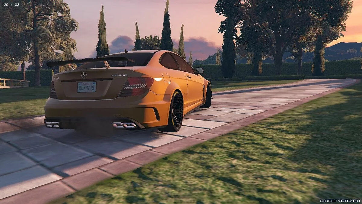Mercedes-Benz C63 AMG Black Series / GTA 5