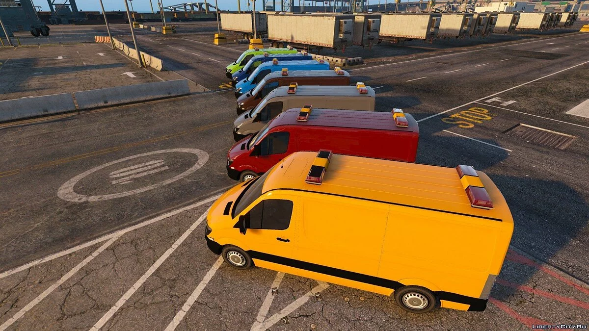 Mercedes Sprinter - Worker Van [Replace] / GTA 5