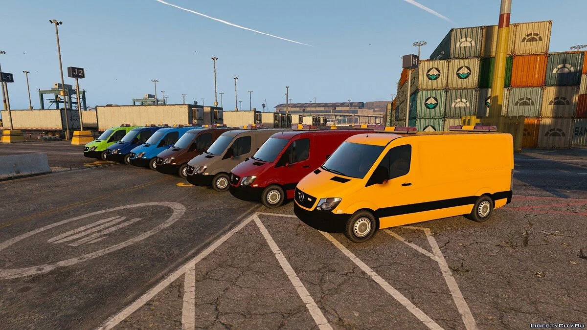 Mercedes Sprinter - Worker Van [Replace] / GTA 5