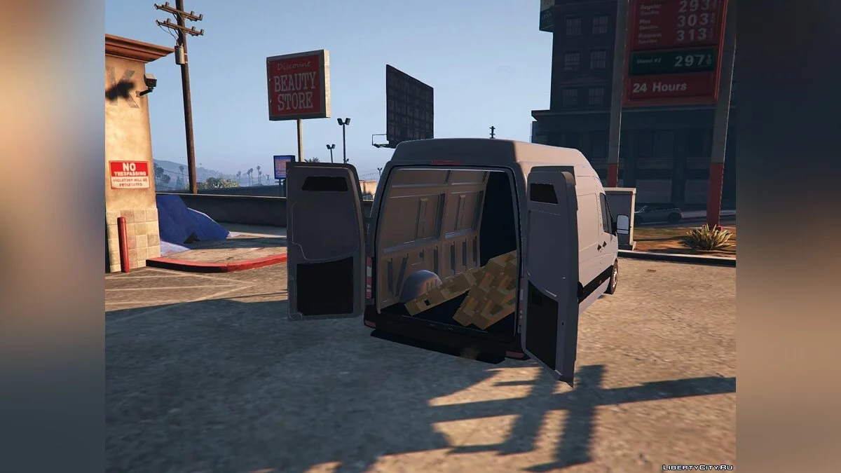 Mecedes Sprinter 311 CDI Вантажівка + 5 Додатків / GTA 5