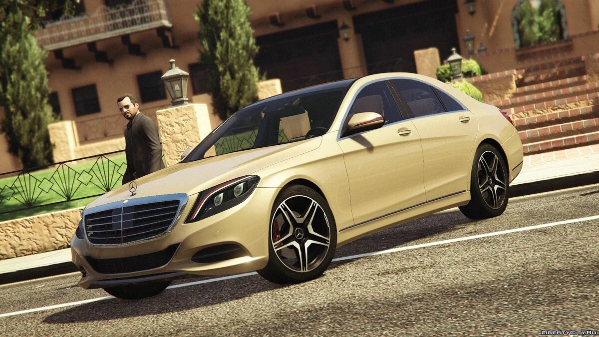 Mercedes-Benz S500 W222 (Додаток / Заміна) v2.1 / GTA 5