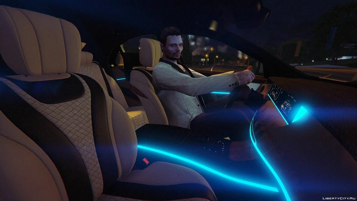Mercedes-Benz S500 W222 (Додаток / Заміна) v2.1 / GTA 5