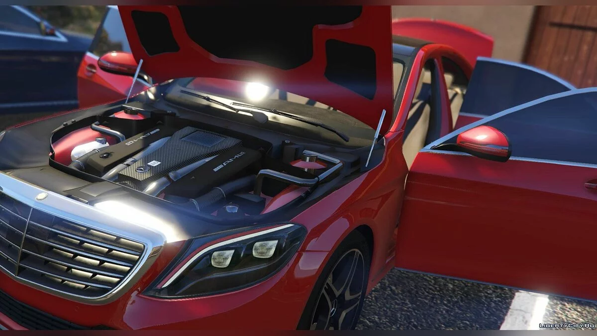 Mercedes-Benz S500 W222 (Додаток / Заміна) v2.1 / GTA 5