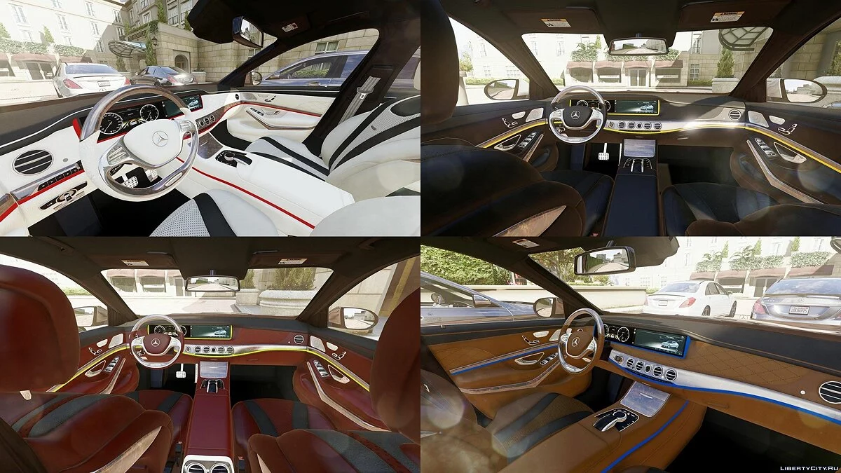 سيارة مرسيدس-بنز S63 W222 LWB [إضافة / استبدال] 1.7 / جي تي أي 5