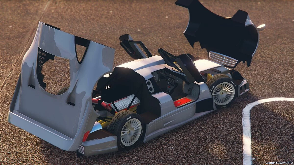 1999 AMG-Mercedes Benz CLK GTR Coupe 2.0 / GTA 5