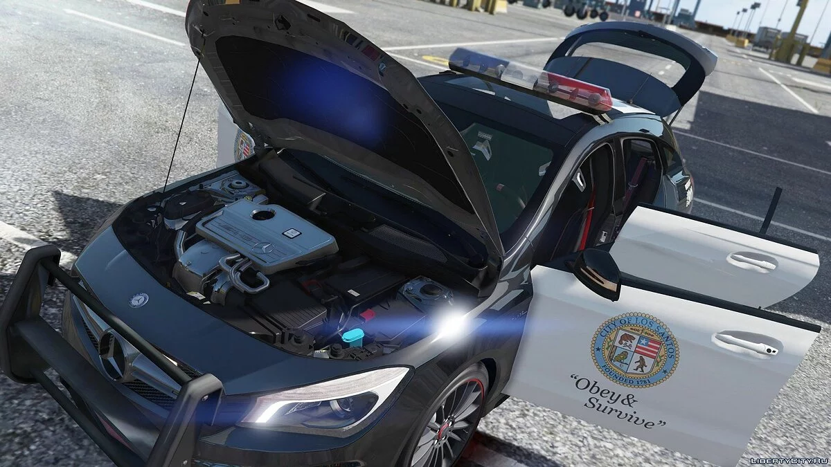 2016 Mercedes-Benz CLA 45 AMG Shooting Brake POLICE / GTA 5