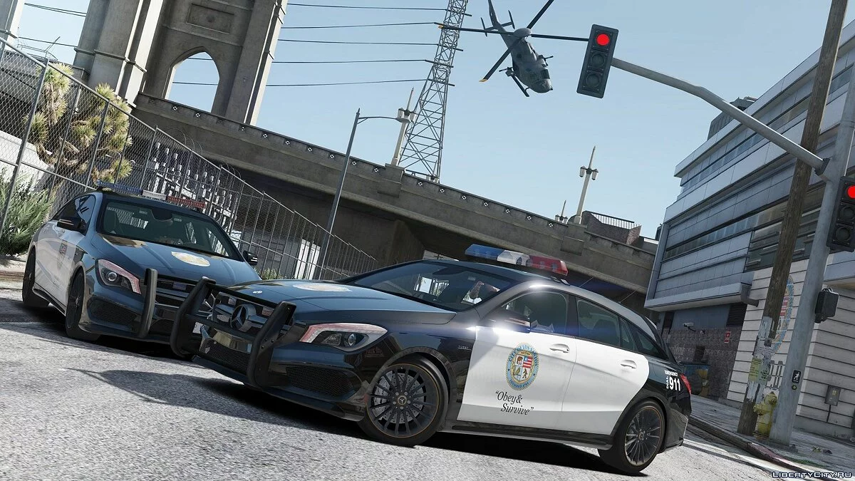 2016 Mercedes-Benz CLA 45 AMG Shooting Brake POLICE / GTA 5
