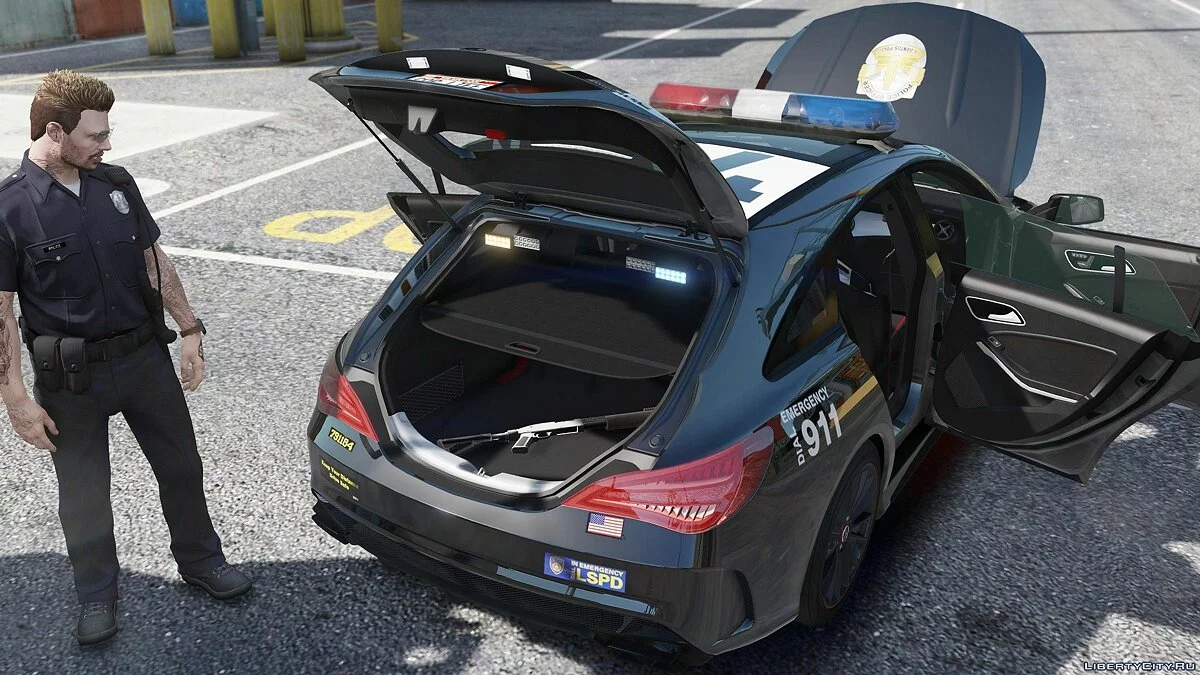 2016 Mercedes-Benz CLA 45 AMG Shooting Brake POLICE / GTA 5