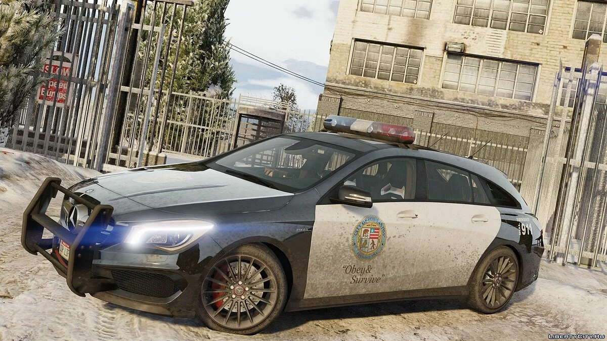 2016 Mercedes-Benz CLA 45 AMG Shooting Brake POLICE / GTA 5