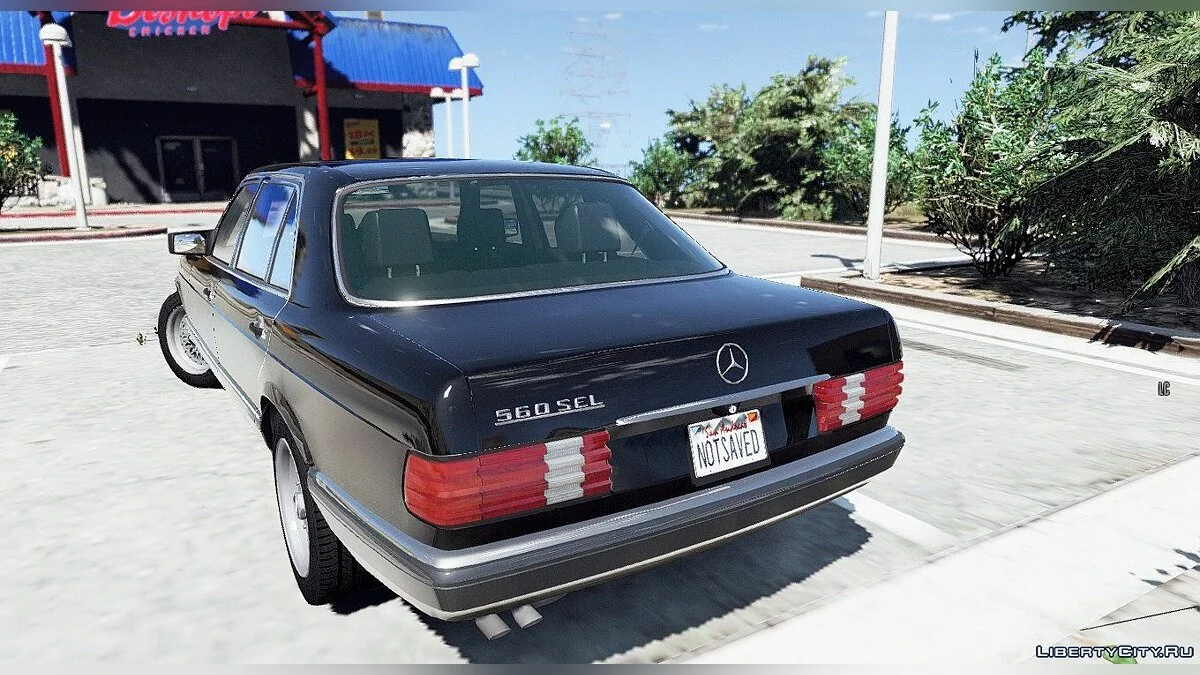 Mercedes-Benz 560sel w126 de 1990 [Add-On / Reemplazo | Animado] 1.0 / GTA 5