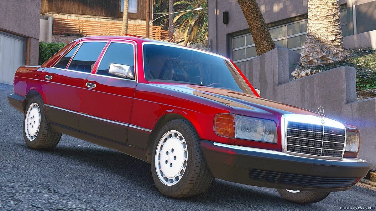 1990年梅赛德斯-奔驰560SEL W126 [附加/替换 | 动画] 1.1a / GTA 5