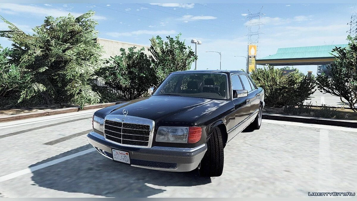 1990年梅赛德斯-奔驰560SEL W126 [附加/替换 | 动画] 1.1a / GTA 5