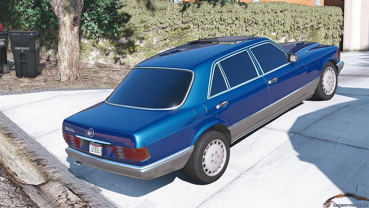 1990年梅赛德斯-奔驰560SEL W126 [附加/替换 | 动画] 1.1a / GTA 5