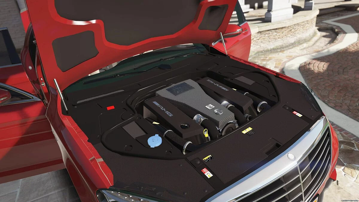 Mercedes-Benz S63 W222 LWB [Add-On / Replace | Wipers] 2.6 / GTA 5