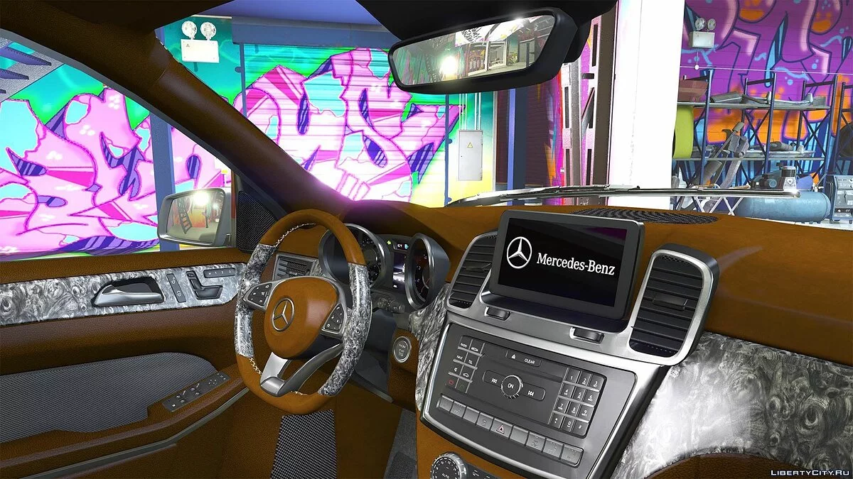 奔驰GLS 63 AMG 2015 [附加/替换 | 动画] 1.1 / GTA 5